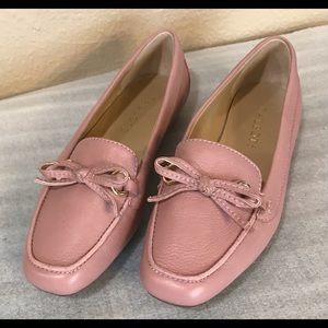 Talbots Pink Leather slip-on loafer US size 5.5